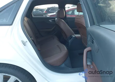 2018 Audi A4 2.0T Tech Ultra Premium/2.0T Ultra Premium из США, поврежденный, VIN WAUKMAF45JA090591